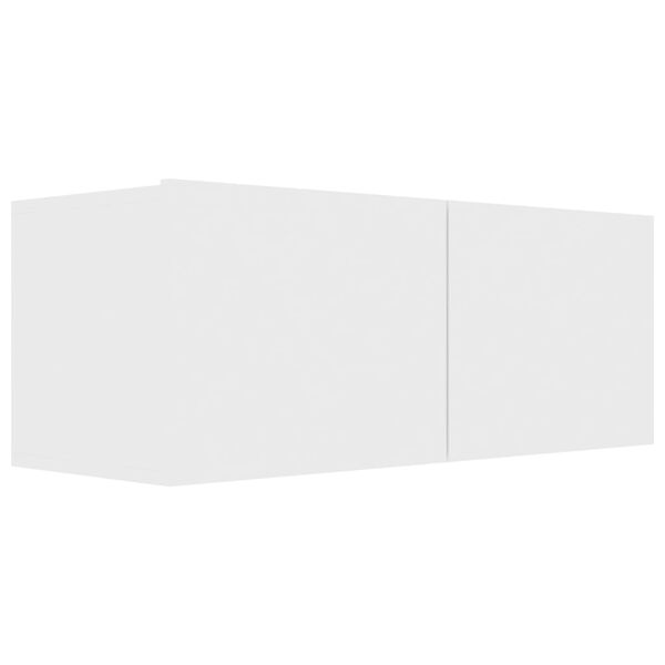 vidaXL TV-Schrank Weiß 80x30x30 cm Holzwerkstoff