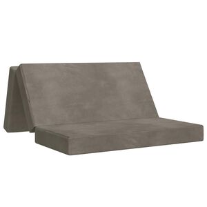 vidaXL Klappsofa Bett 180 x 67 x 45 cm Hellgrau