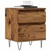 vidaXL Nachttische 2 Stk. Altholz-Optik 40x35x50 cm Holzwerkstoff