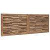 vidaXL Kopfteil Wandmontiert Natur 140 cm Massivholz Teak