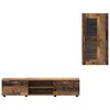 vidaXL TV-Schrankset mit Schubladen FLORIN Altholz Holzwerkstoff