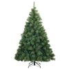 vidaXL K&uuml;nstlicher Weihnachtsbaum mit 300 LEDs Gr&uuml;n 240 cm PE und PVC