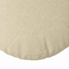 vidaXL Sitzkissen 2 pcs Creme &Oslash;60 x 21 cm Stoff