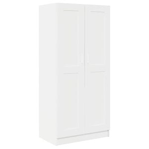 vidaXL Kleiderschrank Wei&szlig; 82,5x51,5x180 cm Holzwerkstoff