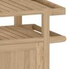 vidaXL Barwagen 120x50x90 cm Massivholz Teak