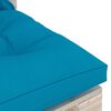 vidaXL 6-tlg. Garten-Lounge-Set aus Paletten mit Kissen Kiefernholz