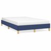 vidaXL Bettgestell ohne Matratze Blau 120x200 cm Stoff