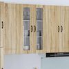 vidaXL K&uuml;chenwandschrank Sonoma-Eiche 60 x 31 x 100 cm Holzwerkstoff