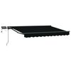 vidaXL Manueller Markisenrahmen mit LEDs 3,5 x 2,5 m