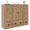 vidaXL Highboard mit Schubladen 3 pcs Artisan-Eiche Holzwerkstoff