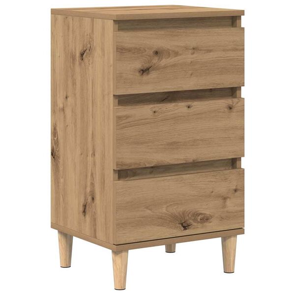 vidaXL Nachttisch Artisan-Eiche 40 x 35 x 70 cm Holzwerkstoff