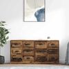 vidaXL Sideboards 2 pcs Altholz 70 x 35,5 x 67,5 cm Holzwerkstoff