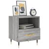 vidaXL Nachttische 2 Stk. Grau Sonoma 40x35x47,5 cm Holzwerkstoff