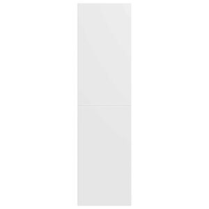 vidaXL B&uuml;cherregal/TV-Schrank Wei&szlig; 36&times;30&times;143 cm Holzwerkstoff