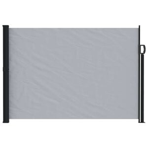 vidaXL Ausziehbares Seitenmarkise Grau 500 x 160 cm Polyester