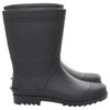 vidaXL Gummistiefel Schwarz Gr&ouml;&szlig;e 46 PVC