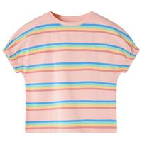 Kinder-T-Shirt Pfirsichrosa 92