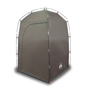vidaXL Duschzelt Braun Wasserfest
