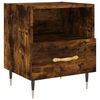 vidaXL Nachttisch R&auml;uchereiche 40x35x47,5 cm Holzwerkstoff