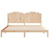vidaXL Massivholzbett Extra Lang ohne Matratze 180x220 cm