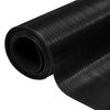 vidaXL Bodenbelag Schwarz 1 x 2 m Gummi
