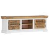 vidaXL TV-Schrank 118x30x40 cm Massivholz Mango
