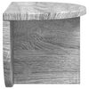 vidaXL Wandregal Graues Sonoma 38 x 19 x 19 cm Holzwerkstoff
