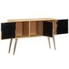 vidaXL Sideboard 120 x 30 x 75 cm Massivholz Mango