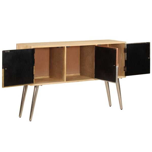 vidaXL Sideboard 120 x 30 x 75 cm Massivholz Mango