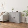 vidaXL Sideboard Grau Sonoma 80x33x70 cm Holzwerkstoff