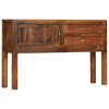 vidaXL Sideboard 118x30x75 cm Massivholz Mango