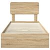 vidaXL Aufbewahrungsbett Sonoma-Eiche 75 x 190 cm Holzwerkstoff
