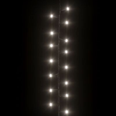 vidaXL LED-Lichterkette mit 3000 LEDs Kaltweiß 65 m PVC