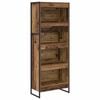 vidaXL B&uuml;cherregal 60 x 30 x 155 cm Holzwerkstoff Altholz