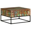 vidaXL Couchtisch 68x68x41 cm Massives Altholz