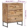 vidaXL Sideboard Recyceltes Teakholz 60x30x75 cm