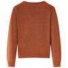 Kinder-Strickjacke Cognac 116