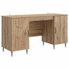 vidaXL Schreibtisch Artisan-Eiche Holzwerkstoff 142,5 x 50 x 75 cm
