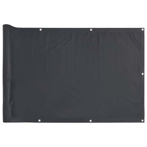 vidaXL Balkon-Sichtschutz Anthrazit 300x75 cm PVC