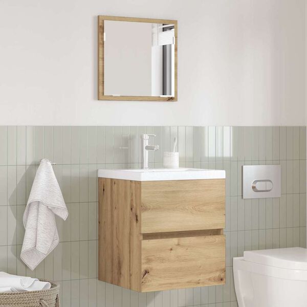 vidaXL Badezimmerschrank Artisan-Eiche 41 x 38,5 x 45 cm Holzwerkstoff