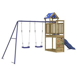 vidaXL Spielturm Impr&auml;gniertes Kiefernholz