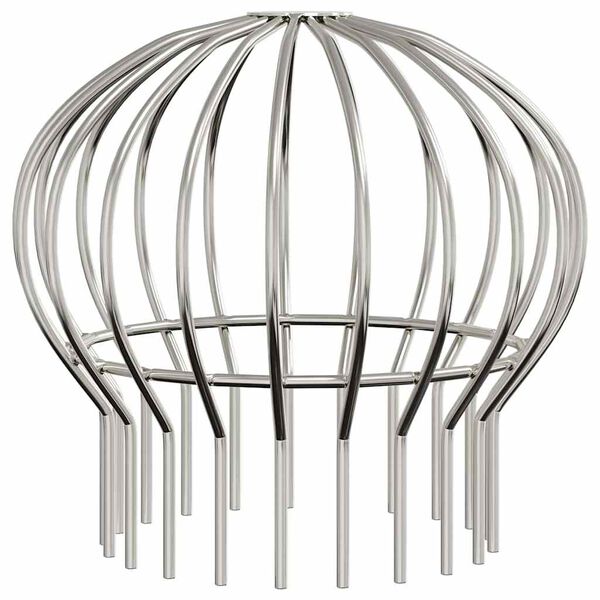 vidaXL Dachrinnenblattschutz 8 pcs Silber 160 mm Edelstahl
