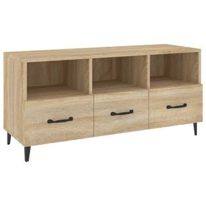 vidaXL TV-Schrank Sonoma-Eiche 102x35x50 cm Holzwerkstoff