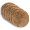 vidaXL Kissenbezug 6 stk. HEERLEN Taupe Durchmesser 60 cm PV Fleece