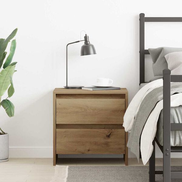 vidaXL Nachttisch Artisan-Eiche 45 x 34 x 44,5 cm Holzwerkstoff