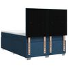 vidaXL Boxspringbett mit Matratze Blau 140x190 cm Stoff