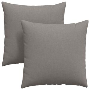 vidaXL Sofakissen 2 pcs Taupe 80 x 80 cm Stoff