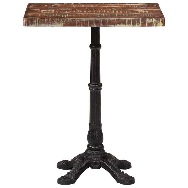 vidaXL Bistrotisch 60x60x76 cm Altholz Massiv