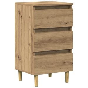 vidaXL Nachttisch Artisan-Eiche 40x35x69 cm Holzwerkstoff