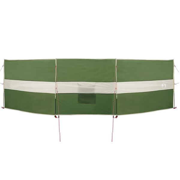 vidaXL Camping-Windschutz Grün 490x123 cm Wasserdicht